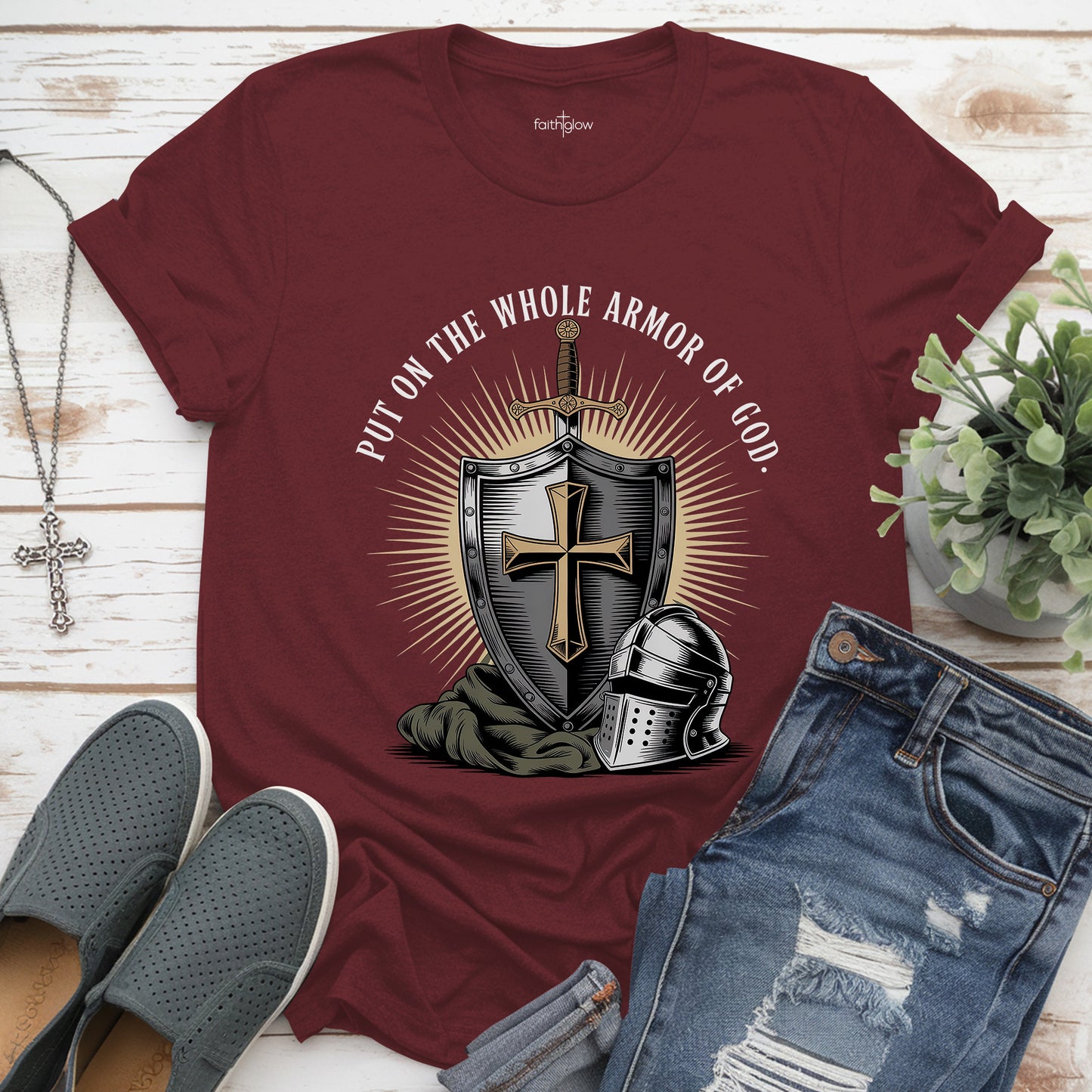 Put On The Whole Armor Of God Christian T Shirt