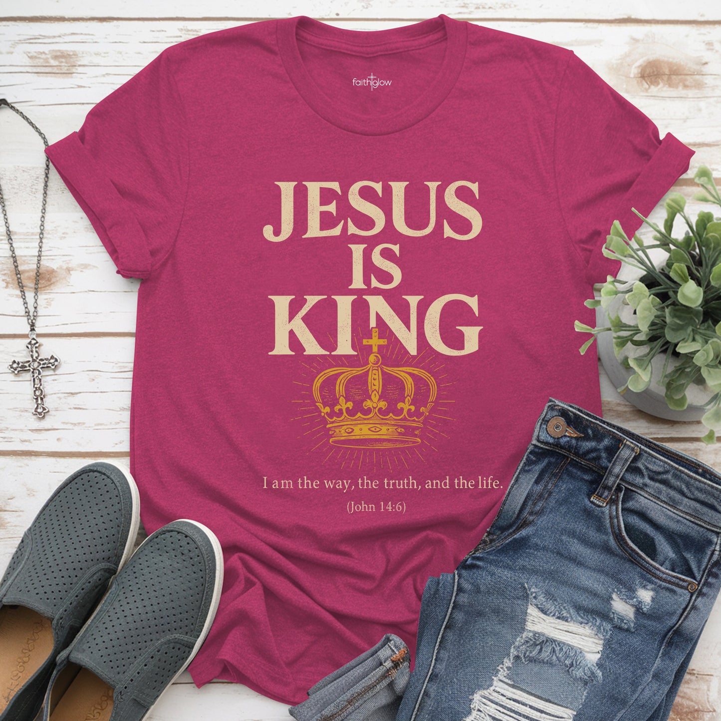 Jesus Is King Christian T Shirt