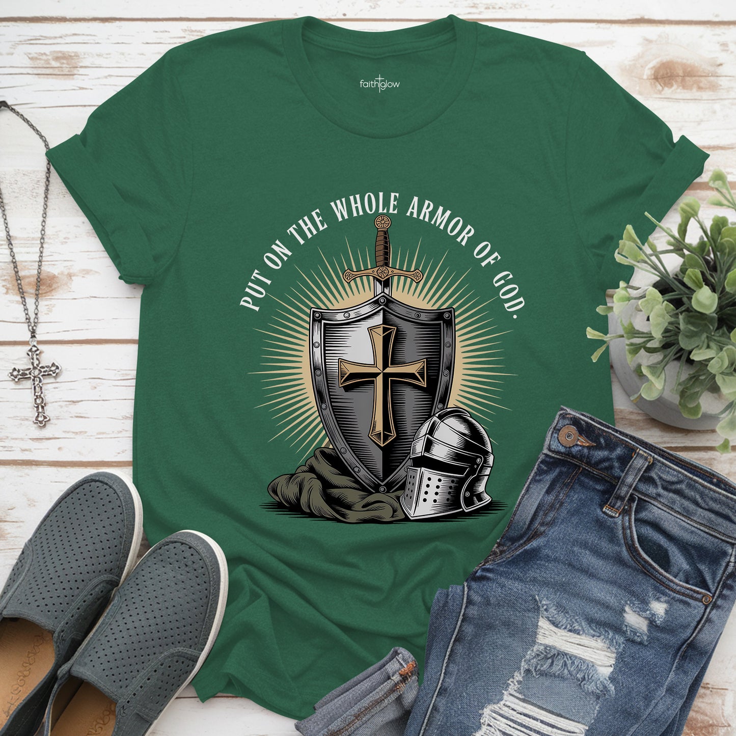 Put On The Whole Armor Of God Christian T Shirt