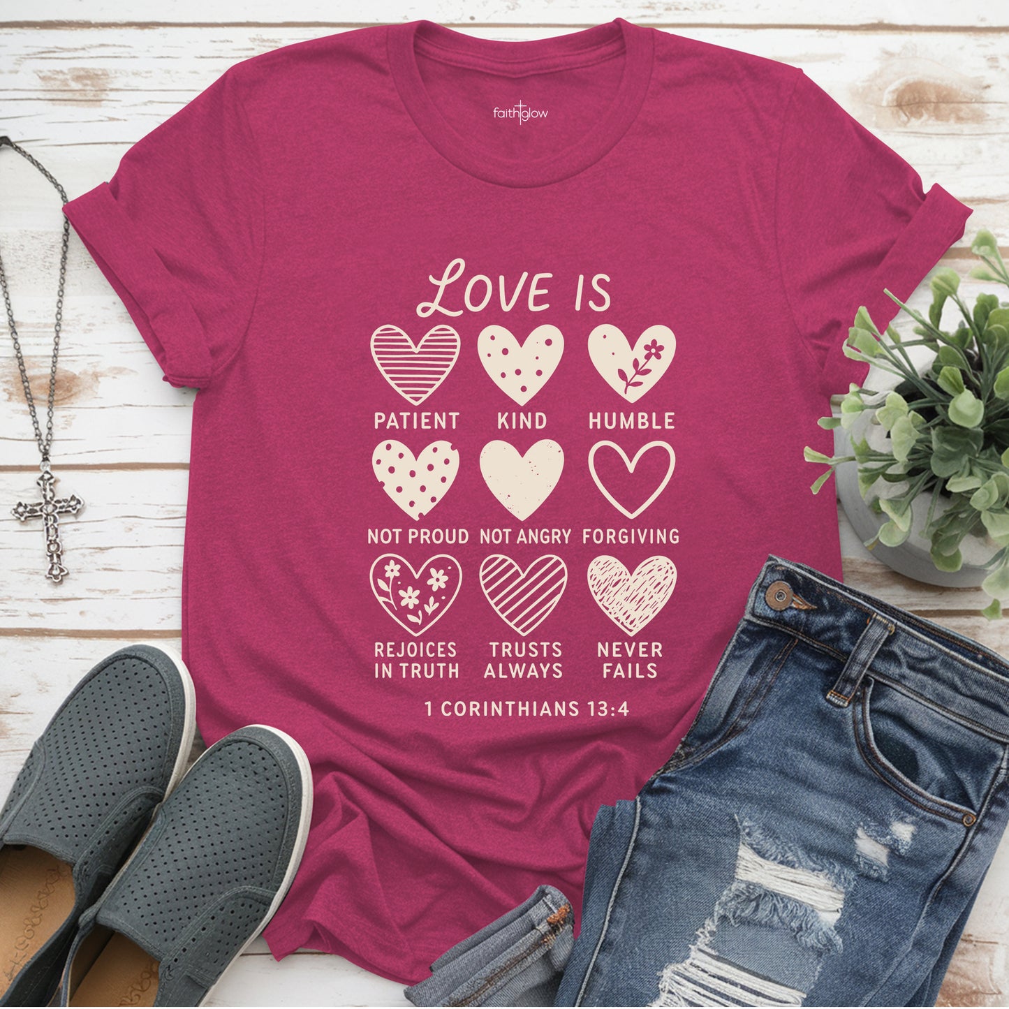 Love Is Patient Love Is Kind Christian T Shirt