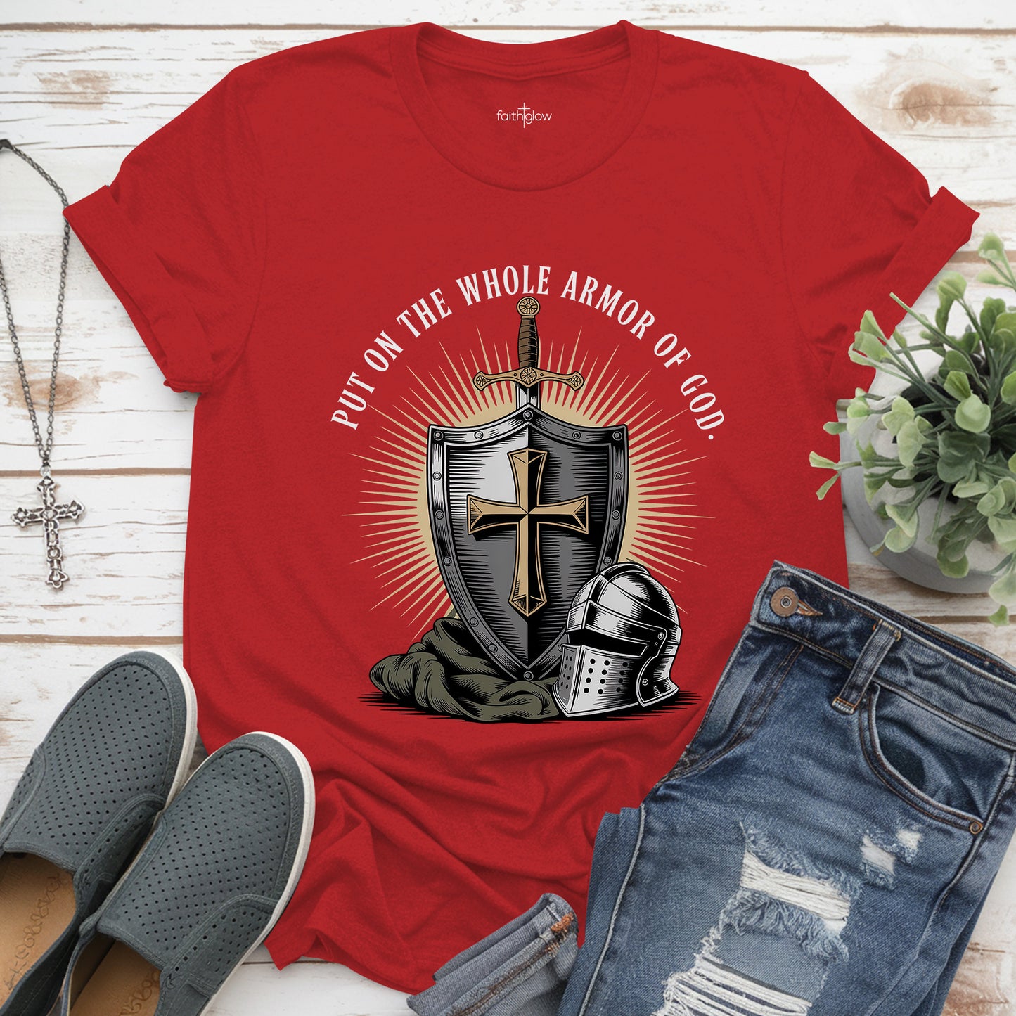 Put On The Whole Armor Of God Christian T Shirt