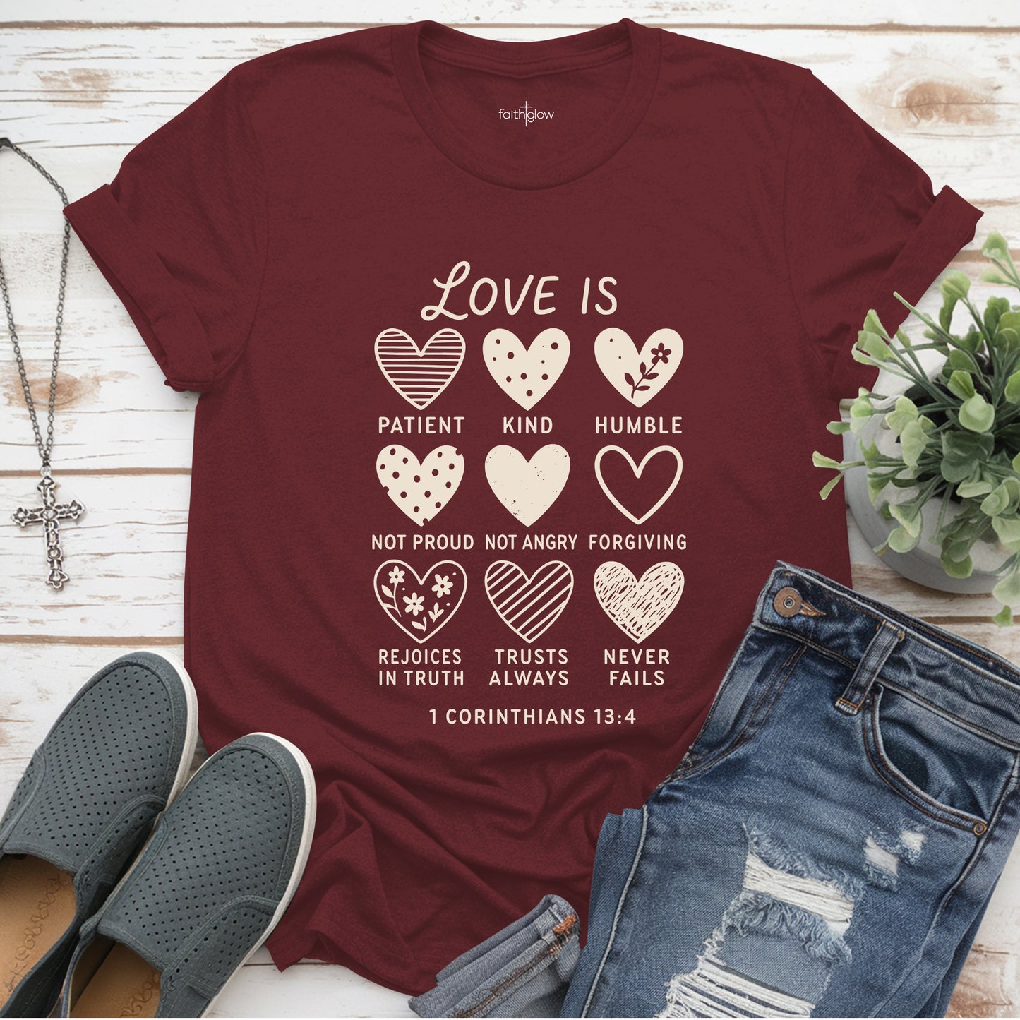 Love Is Patient Love Is Kind Christian T Shirt