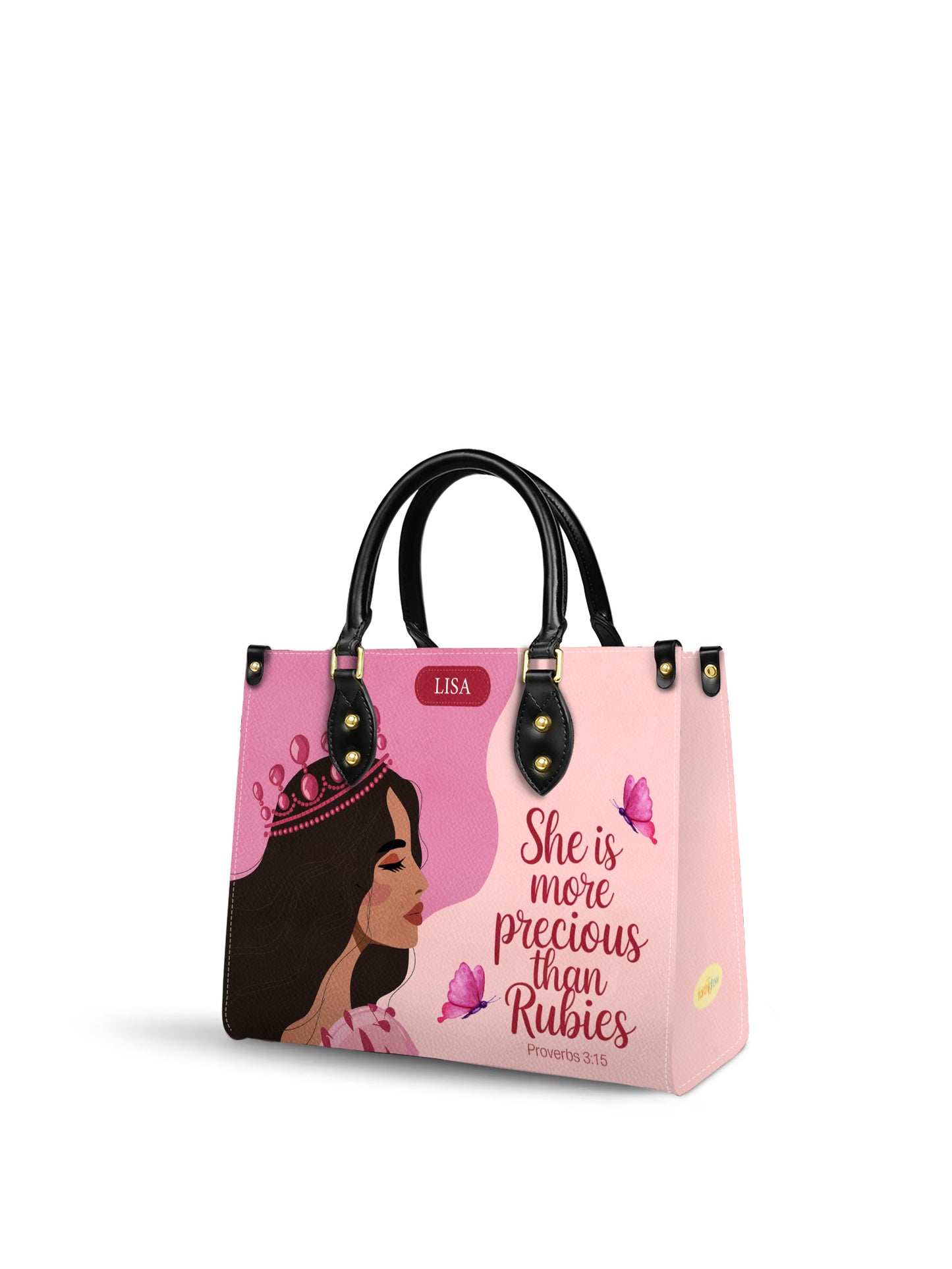 She Is More Precious Than Rubies Christian Leather Church Bag