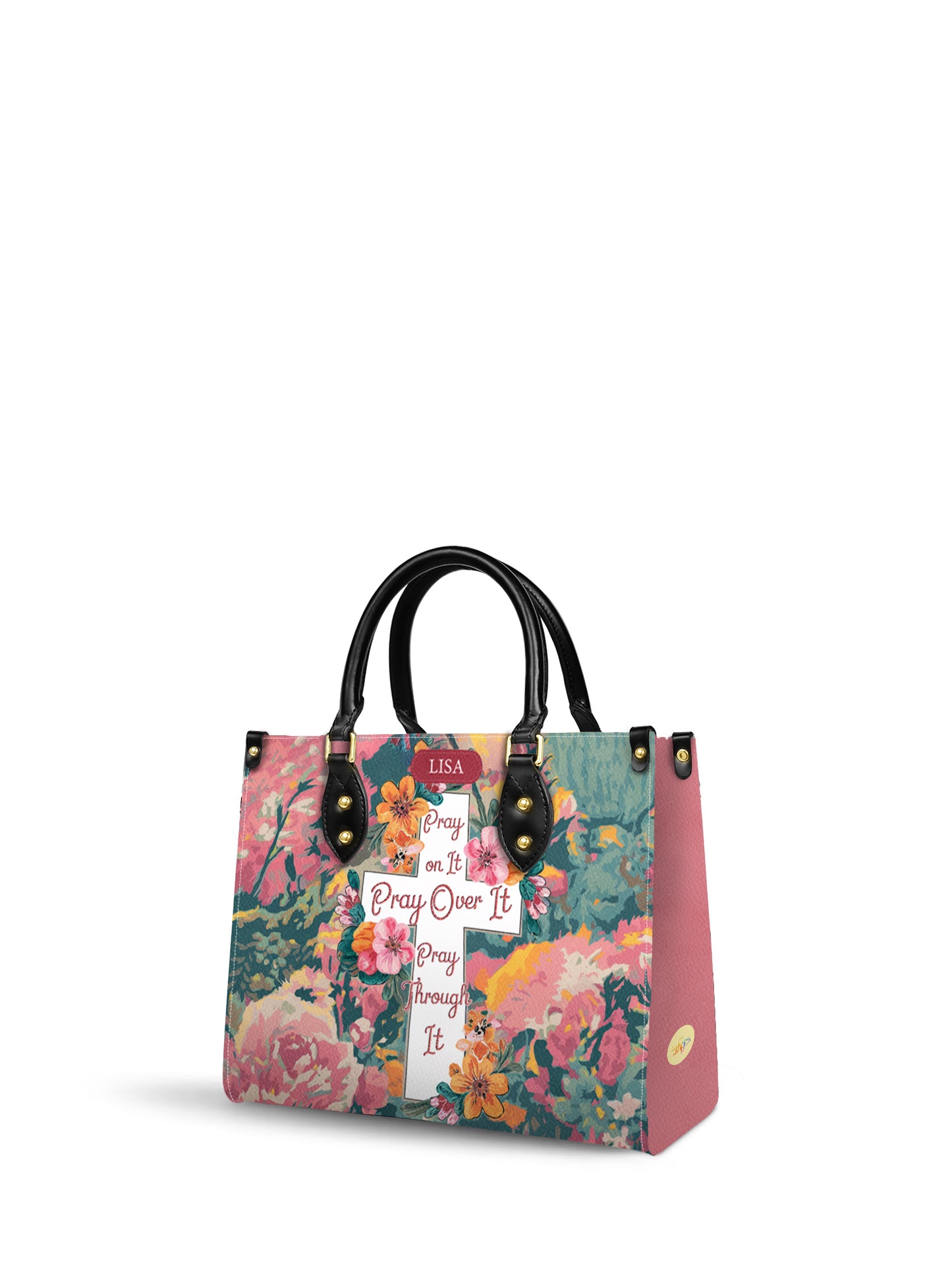 Pray On It Pray Over It Pray Through It Christian Leather Church Bag