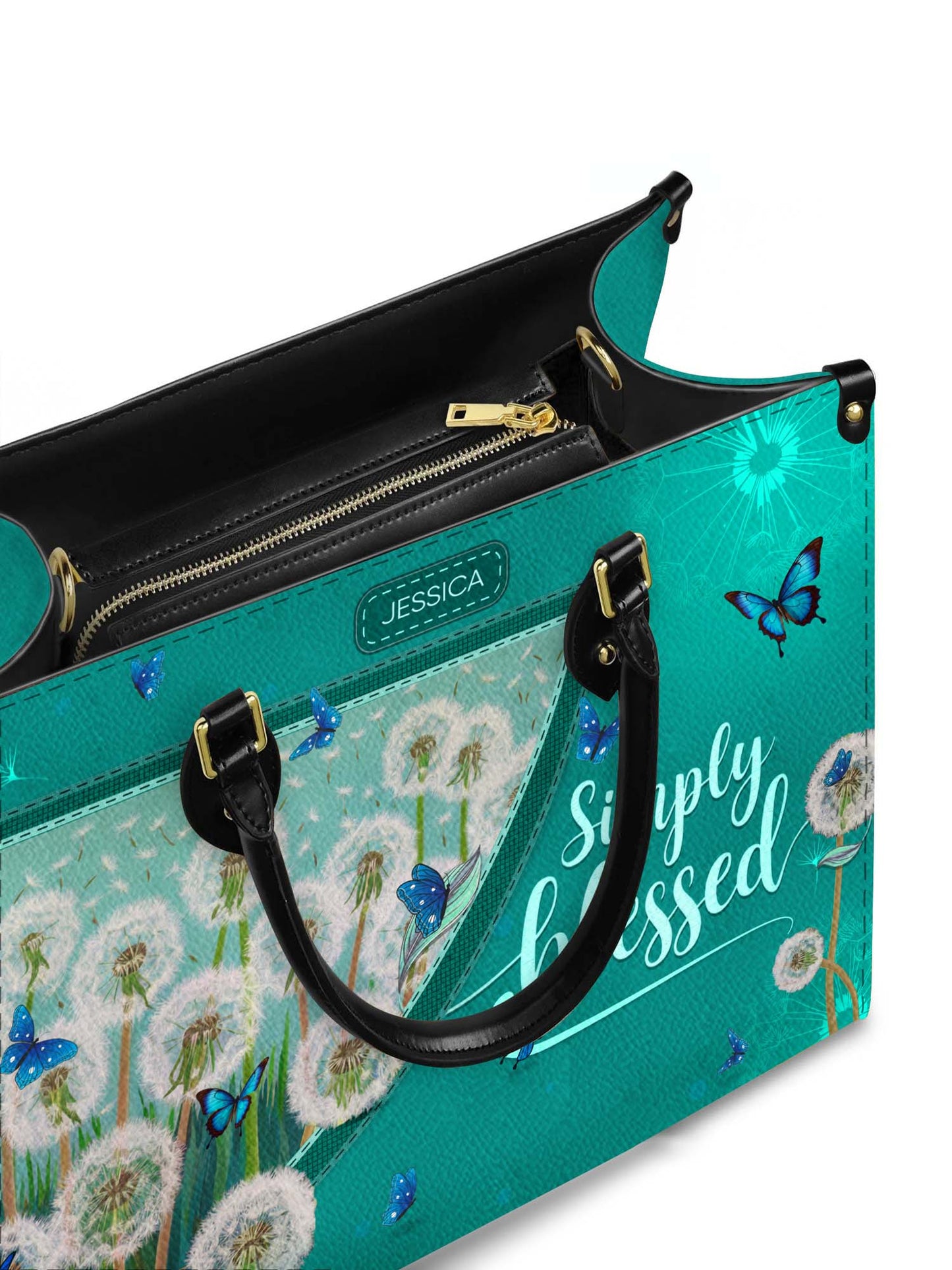 Simply Blessed Christian Leather Church Bag