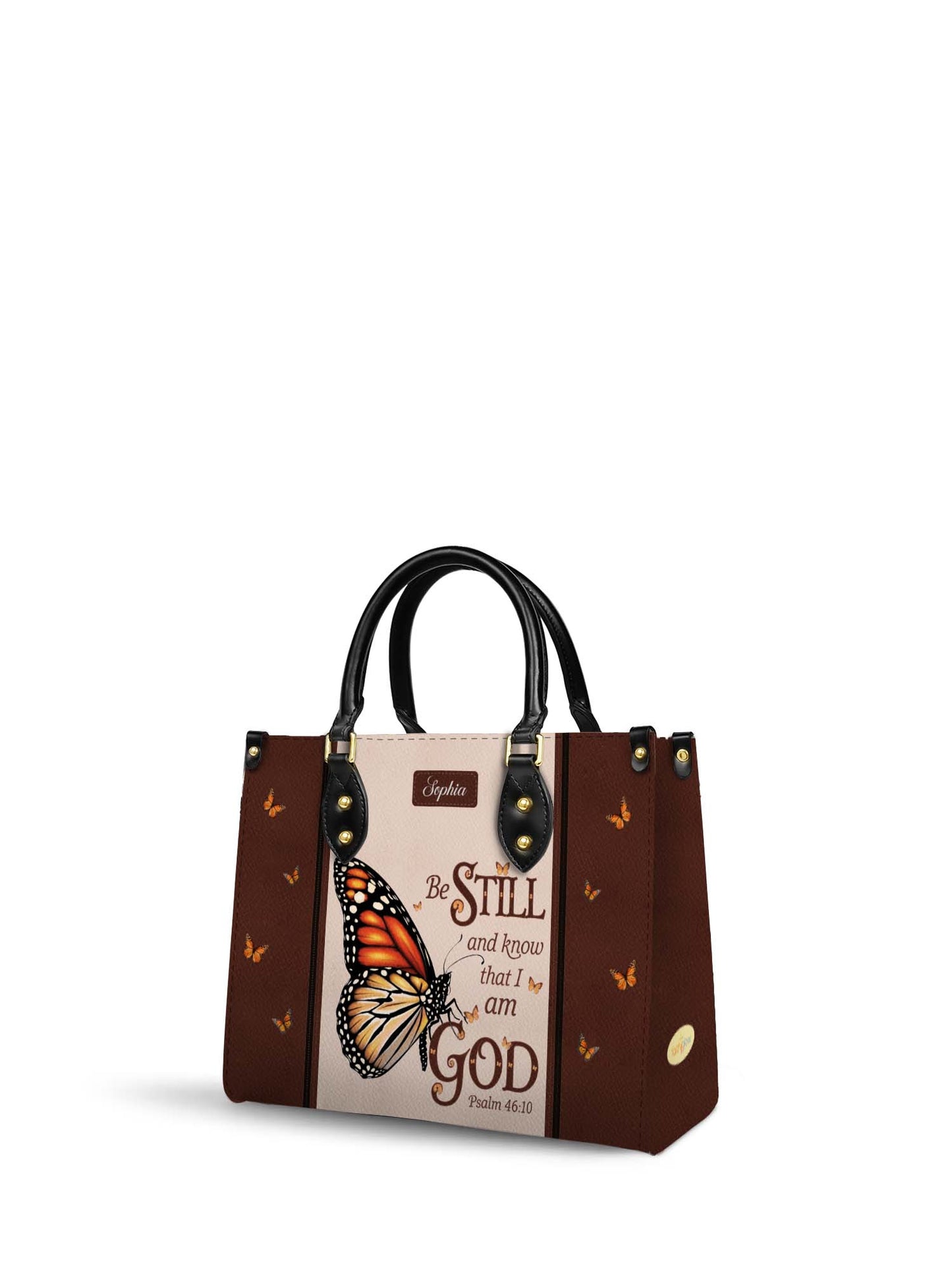 Be Still And Know That I Am God Christian Leather Church Bag