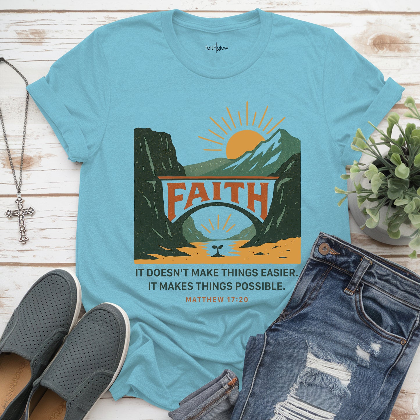 It Doesn’t Make Things Easier It Makes Things Possible Christian T Shirt