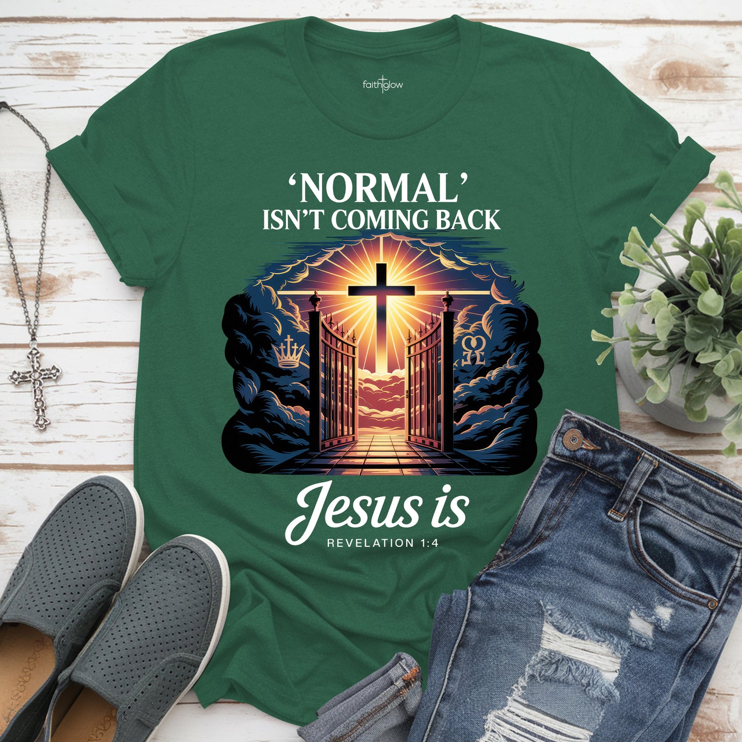 Normal Isn't Coming Back But Jesus Is Christian T Shirt