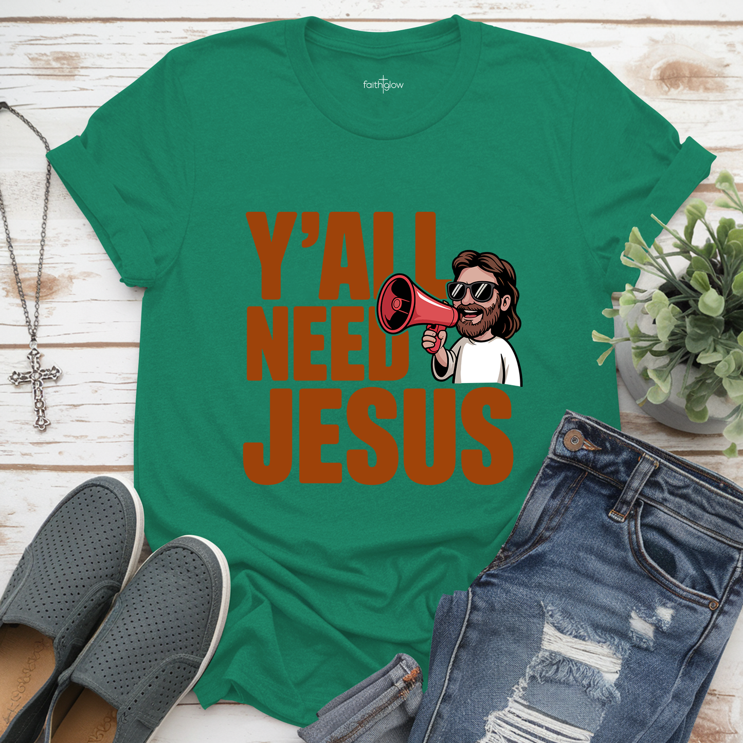 Y’All Need Jesus Funny Christian T Shirt