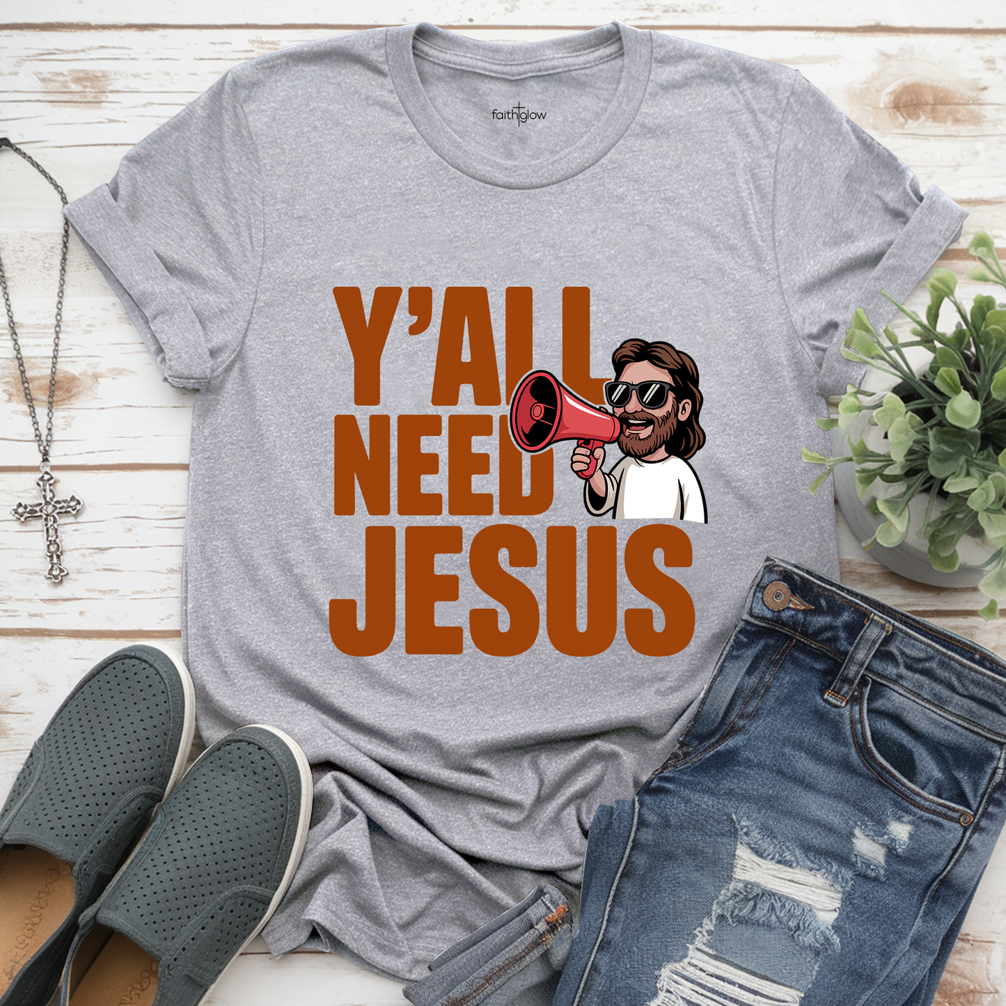 Y’All Need Jesus Funny Christian T Shirt