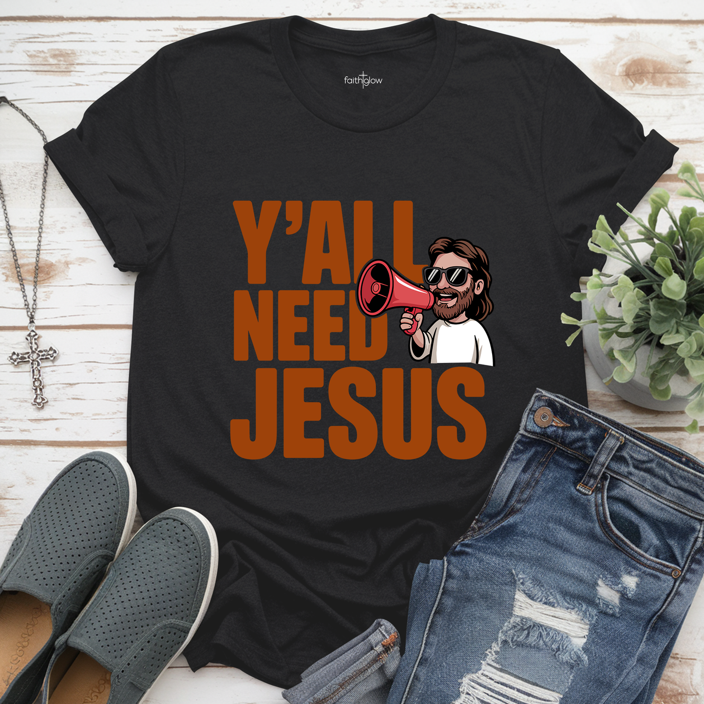Y’All Need Jesus Funny Christian T Shirt