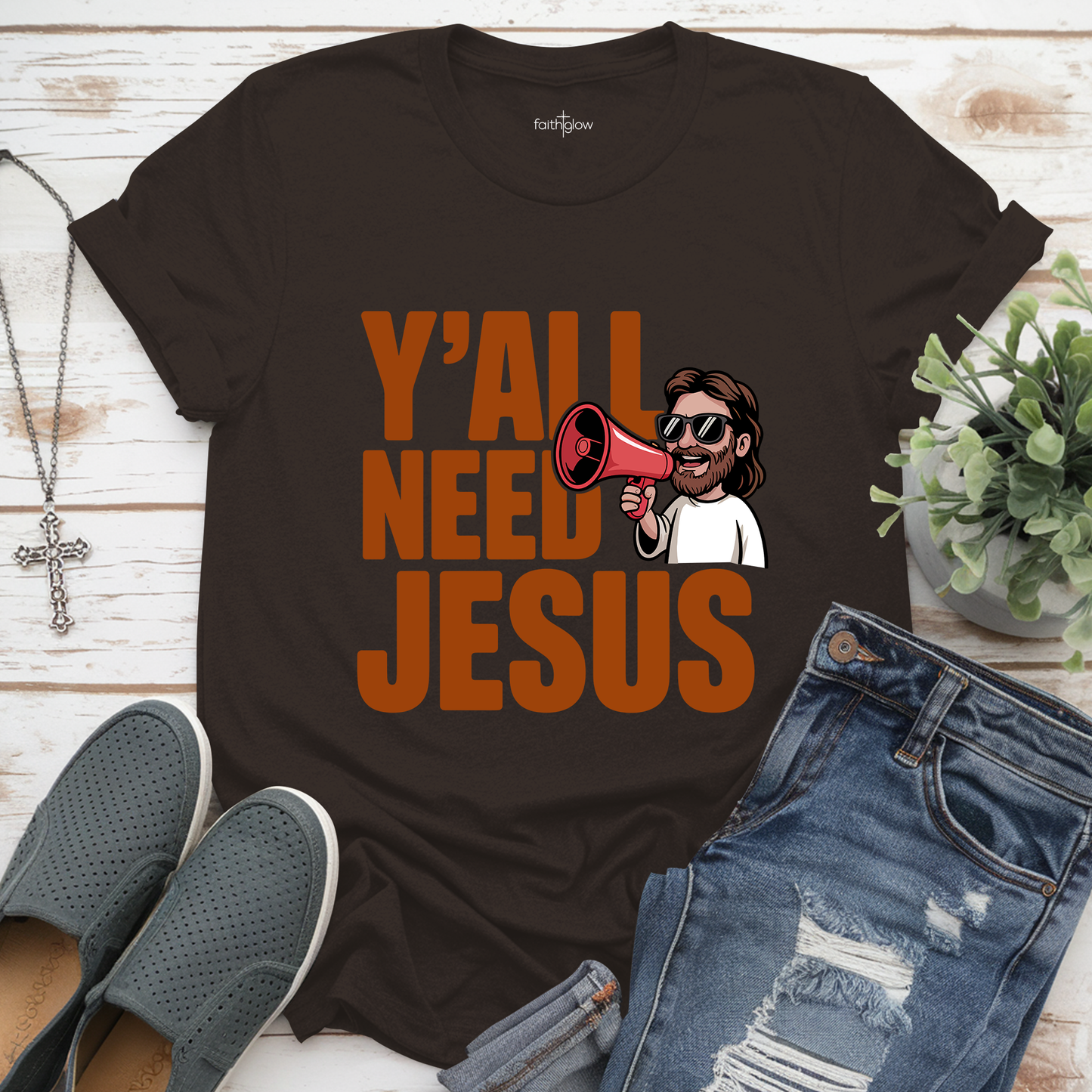 Y’All Need Jesus Funny Christian T Shirt