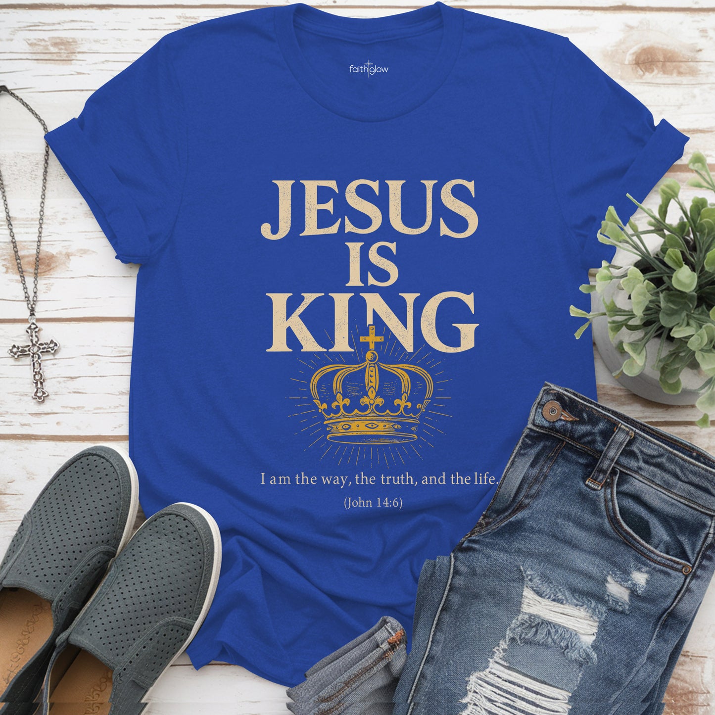 Jesus Is King Christian T Shirt
