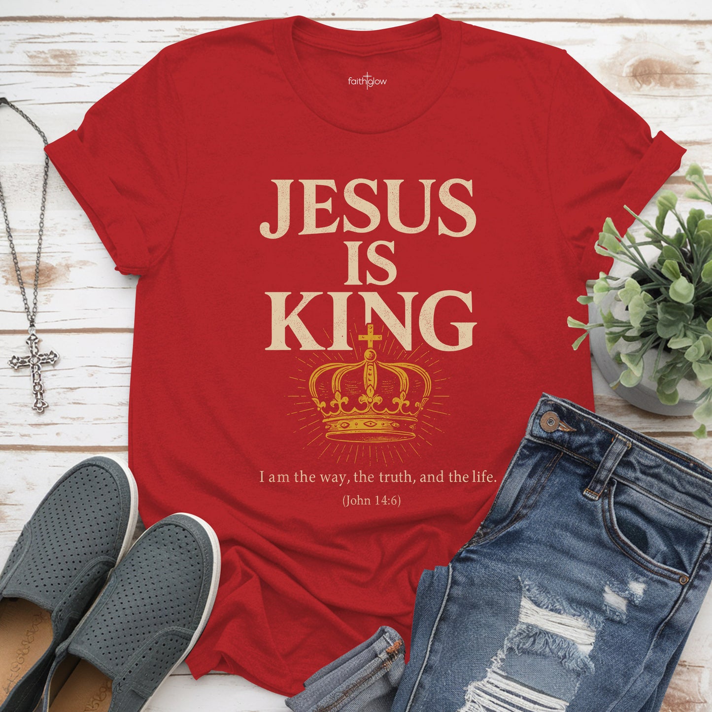 Jesus Is King Christian T Shirt