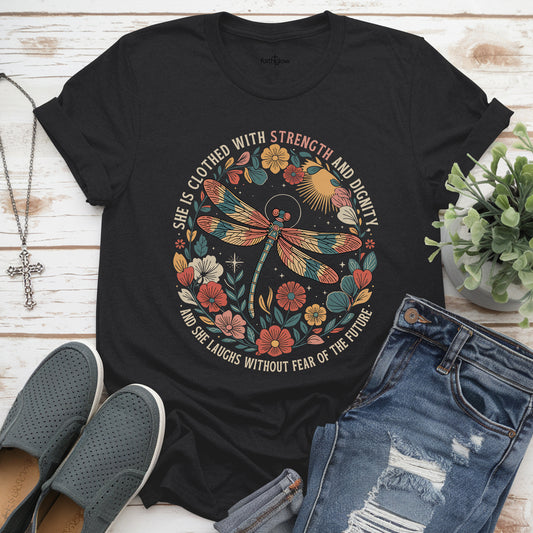 She Is Clothed With Strength And Dignity Christian T Shirt