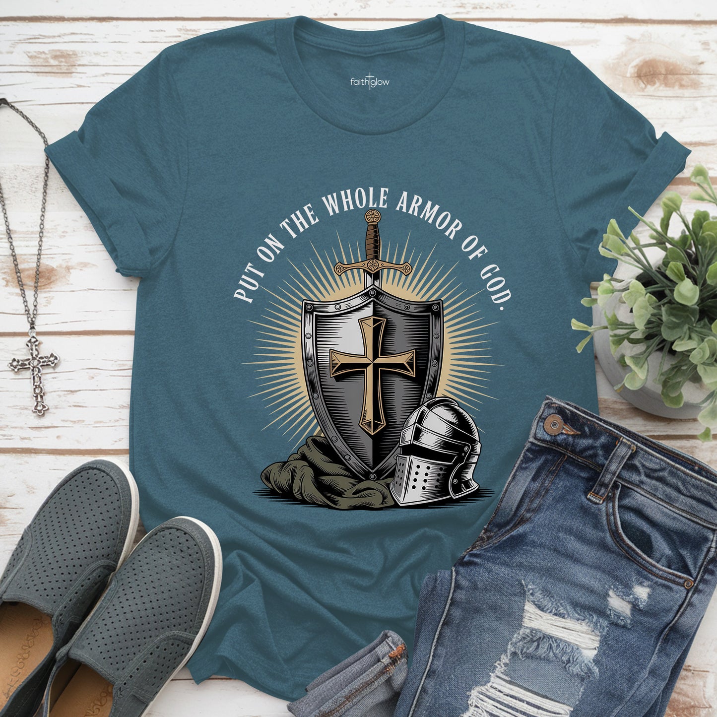 Put On The Whole Armor Of God Christian T Shirt