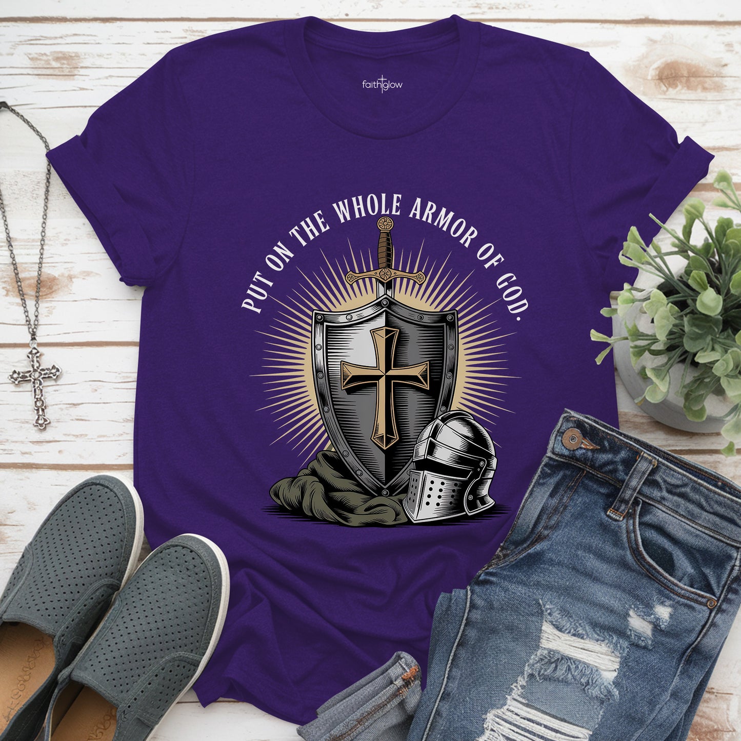 Put On The Whole Armor Of God Christian T Shirt