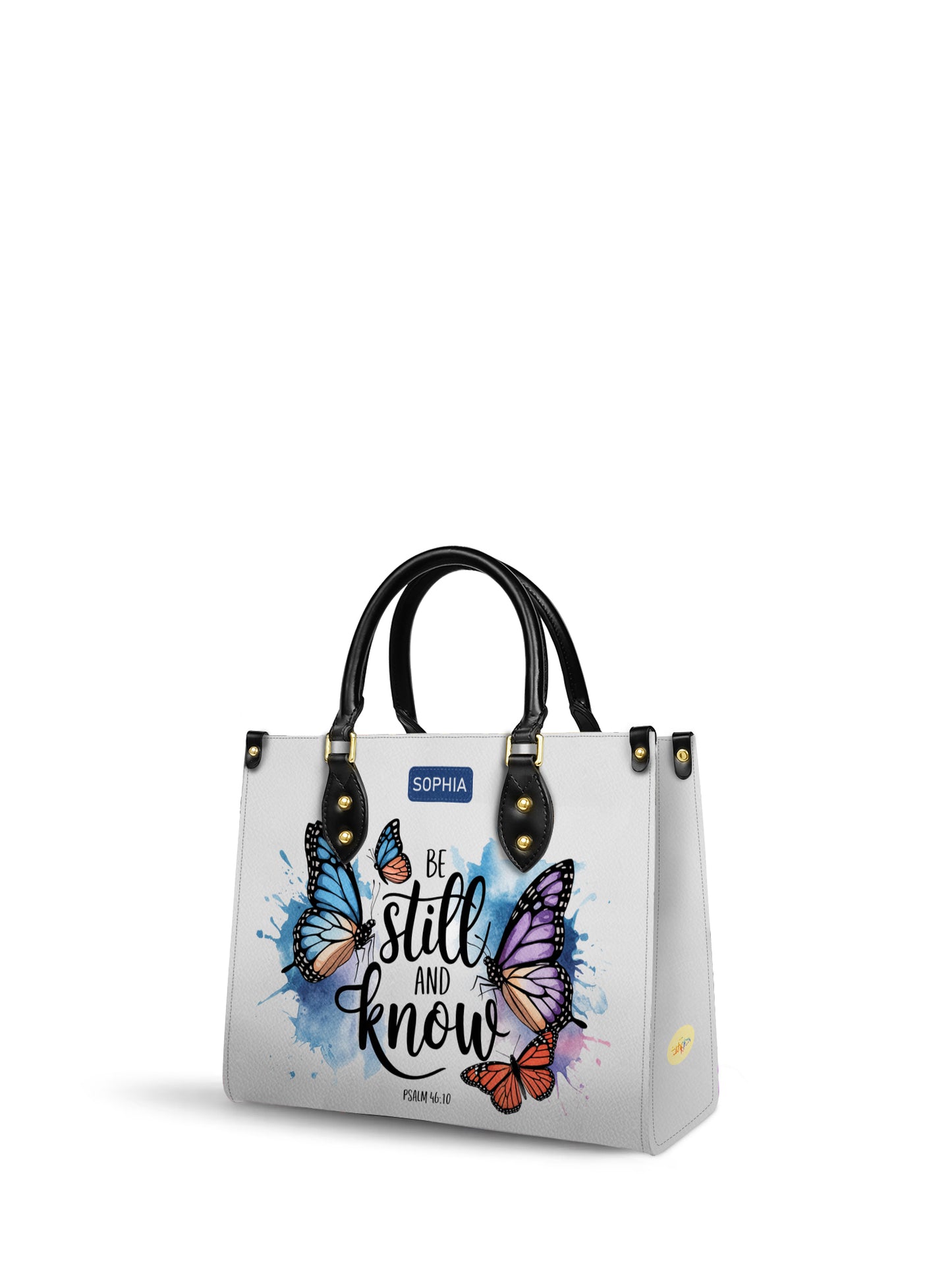 Be Still And Know Christian Leather Church Bag
