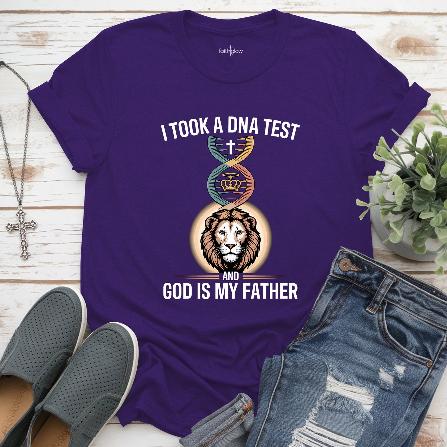 I Took A Dna Test And God Is My Father Christian T Shirt