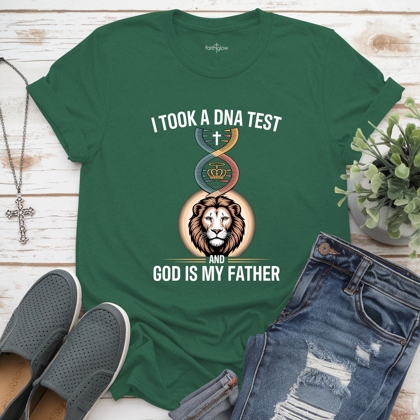 I Took A Dna Test And God Is My Father Christian T Shirt