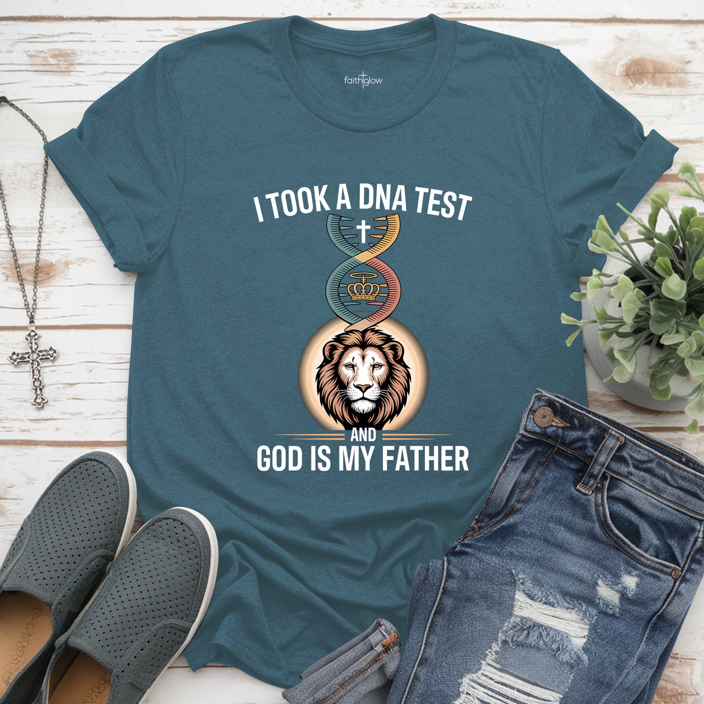 I Took A Dna Test And God Is My Father Christian T Shirt