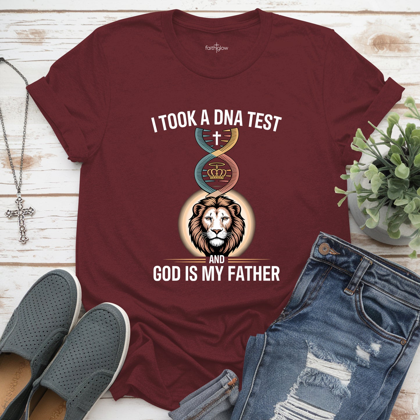 I Took A Dna Test And God Is My Father Christian T Shirt