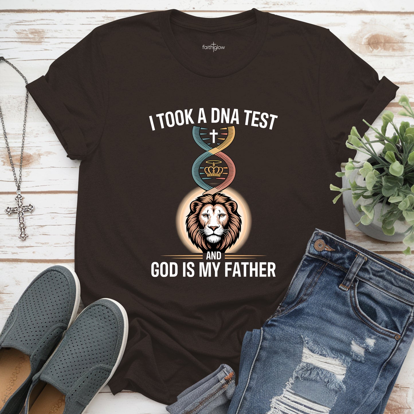 I Took A Dna Test And God Is My Father Christian T Shirt