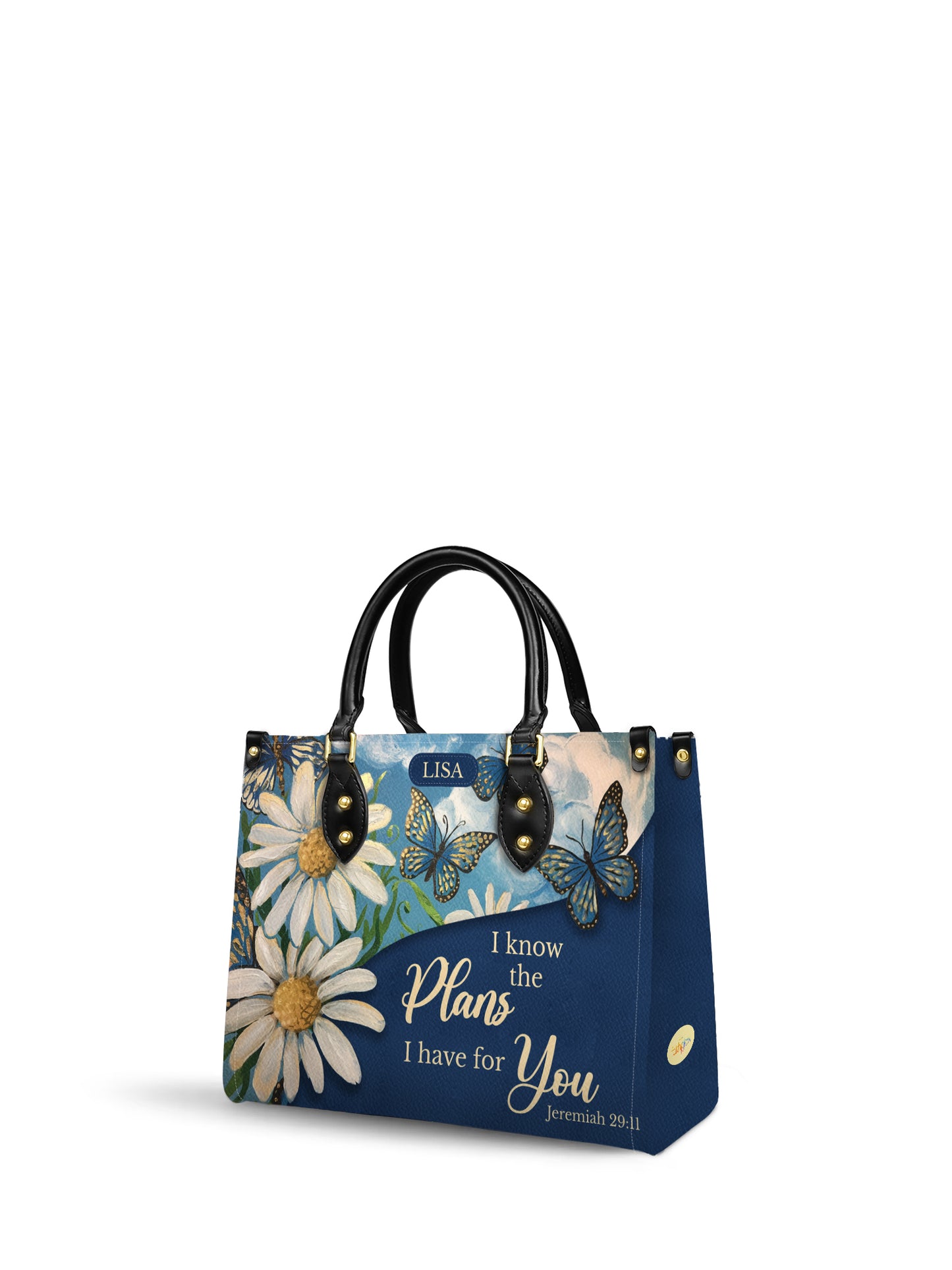 I Know The Plans I Have For You Christian Leather Church Bag