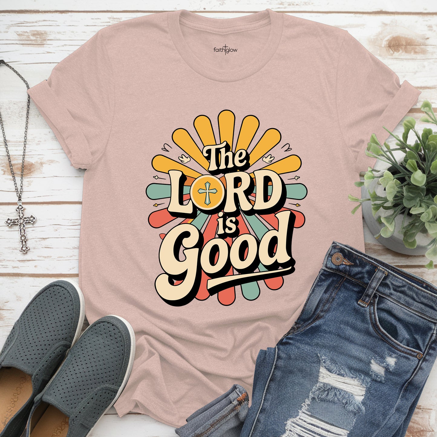 The Lord Is Good Christian T Shirt