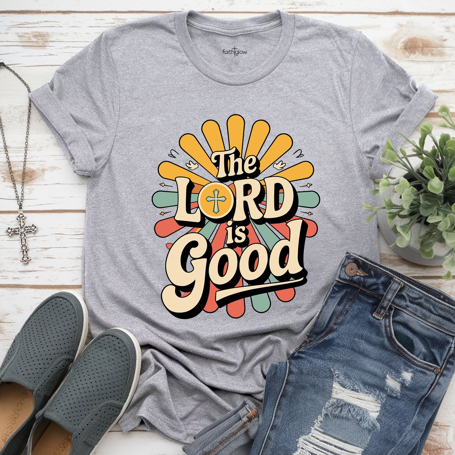 The Lord Is Good Christian T Shirt