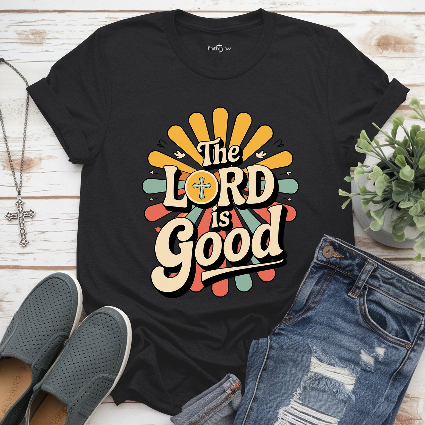 The Lord Is Good Christian T Shirt