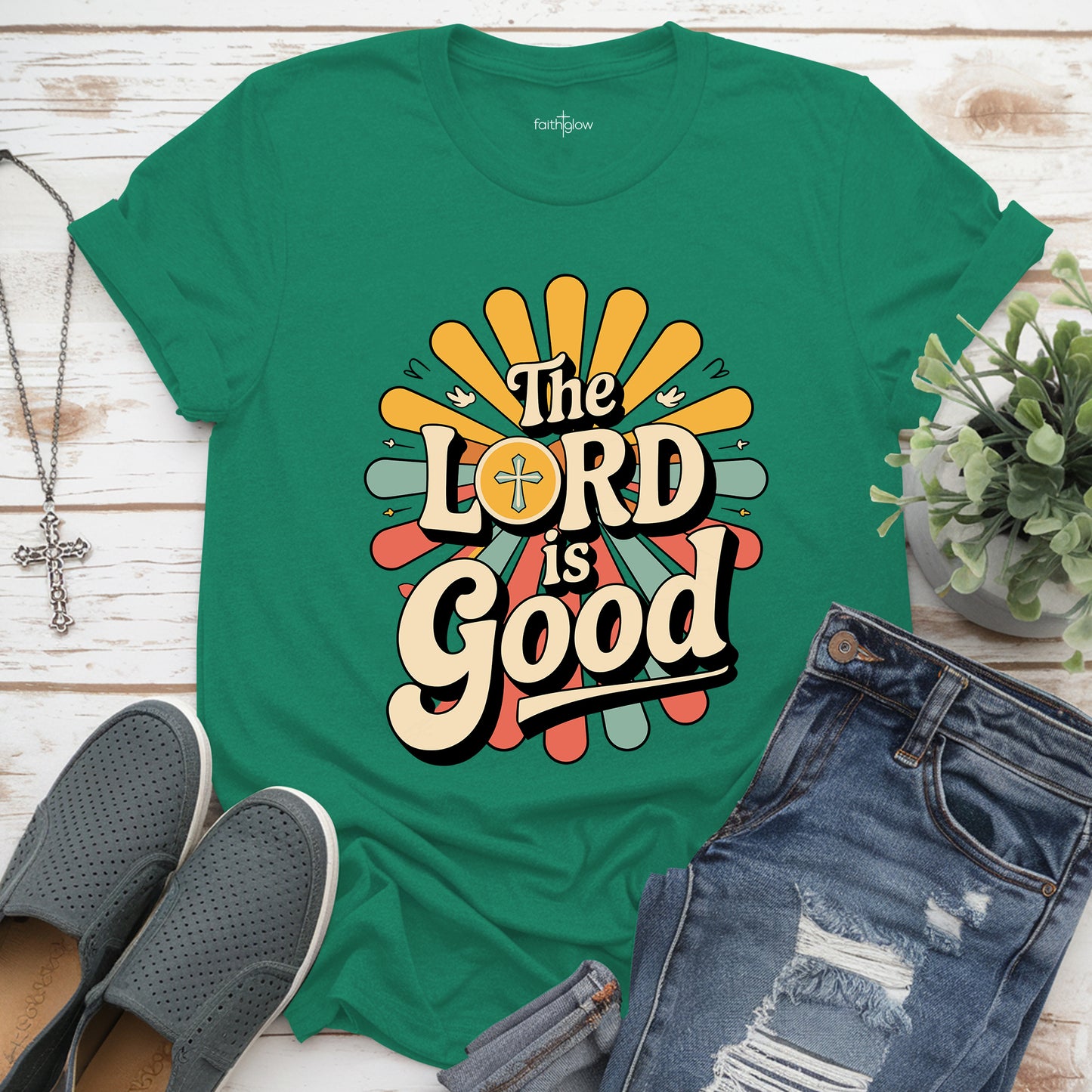 The Lord Is Good Christian T Shirt