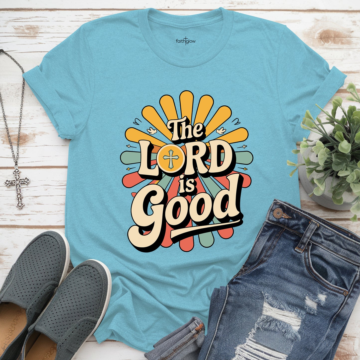 The Lord Is Good Christian T Shirt