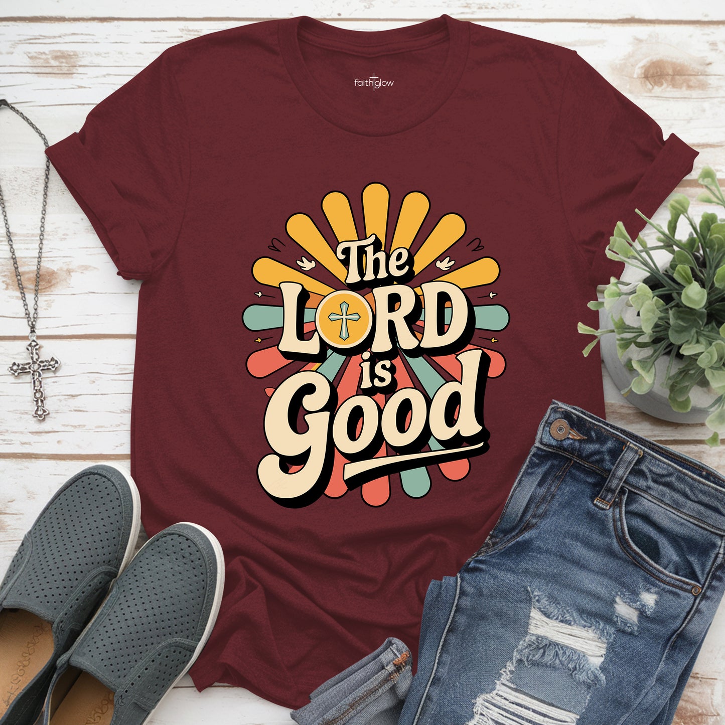 The Lord Is Good Christian T Shirt