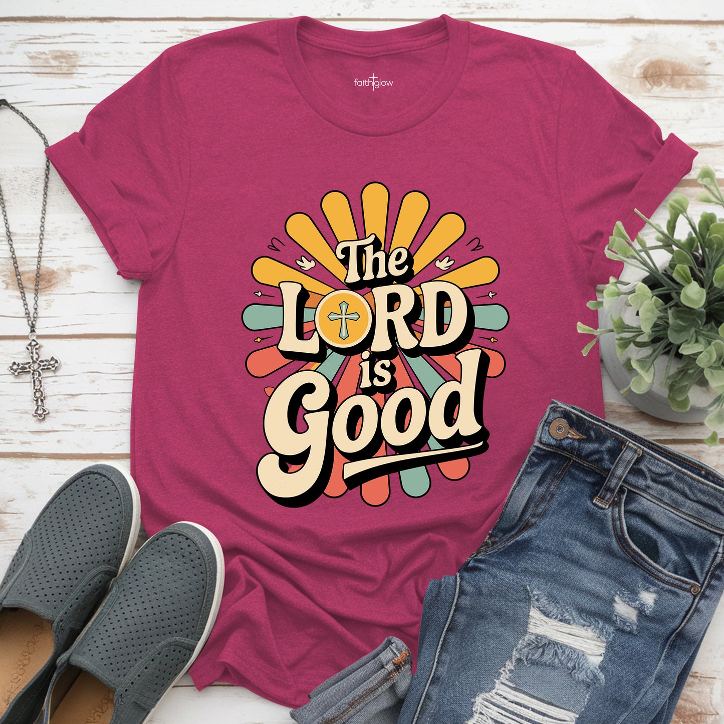 The Lord Is Good Christian T Shirt