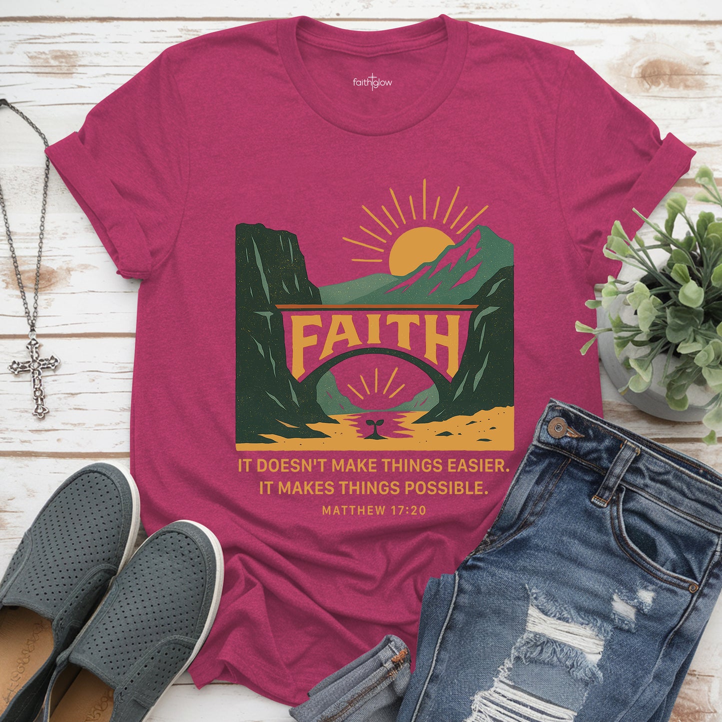 It Doesn’t Make Things Easier It Makes Things Possible Christian T Shirt