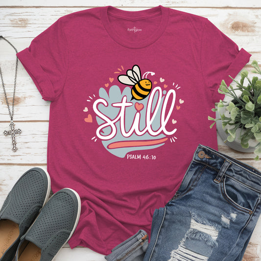 Be Still Tee Christian T Shirt