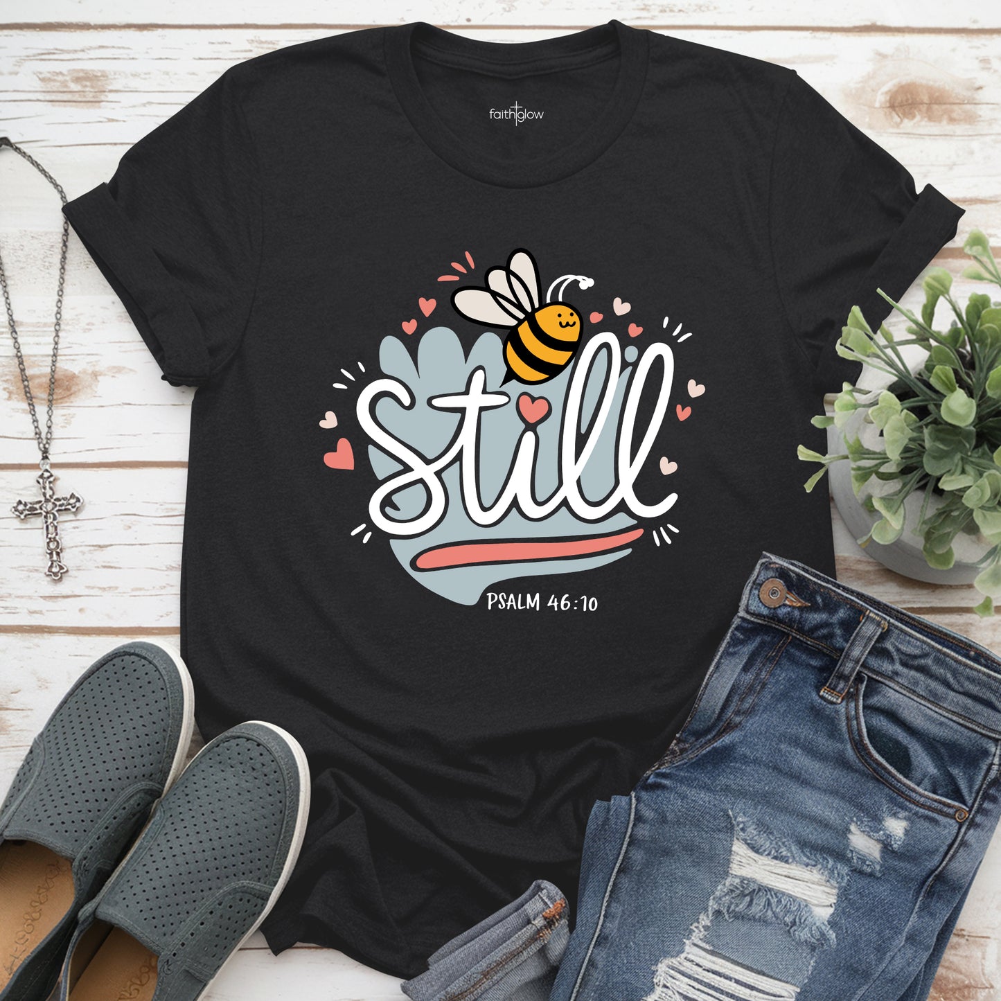 Be Still Tee Christian T Shirt