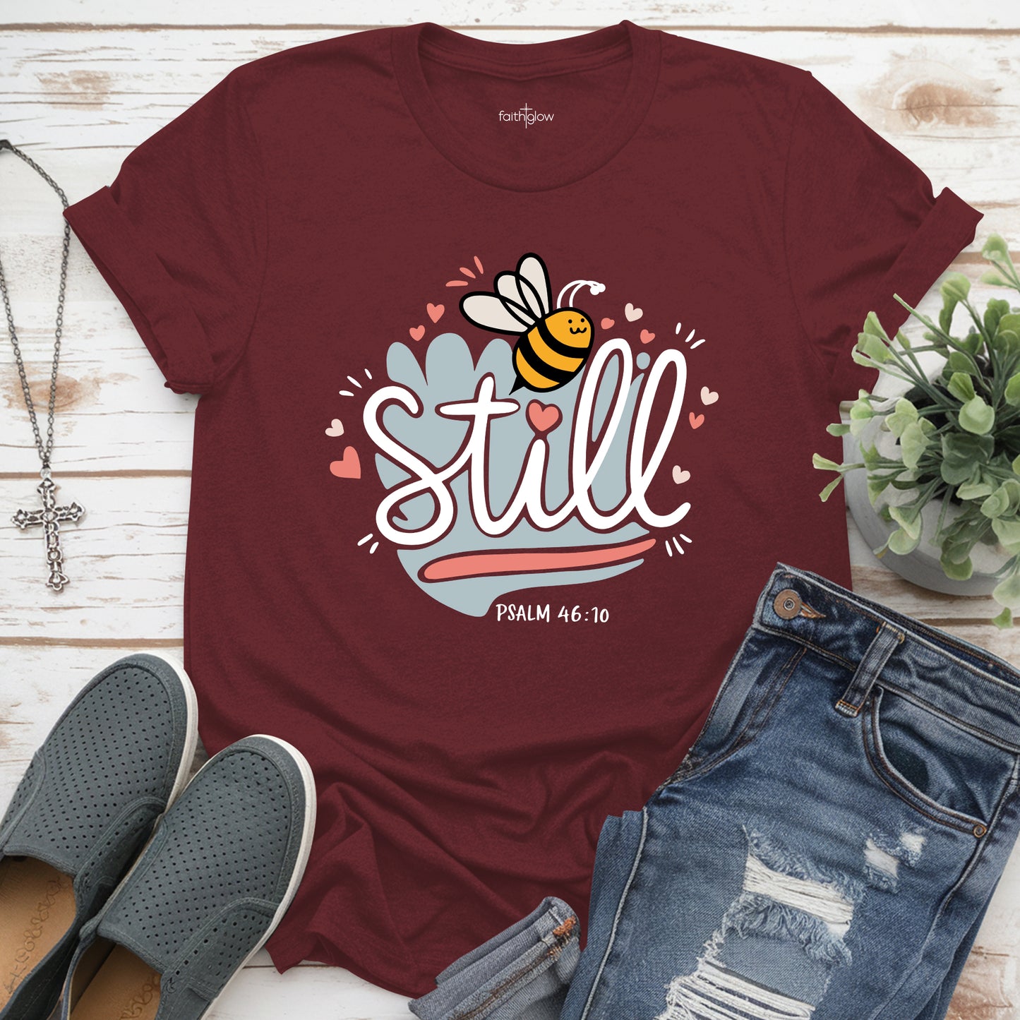 Be Still Tee Christian T Shirt