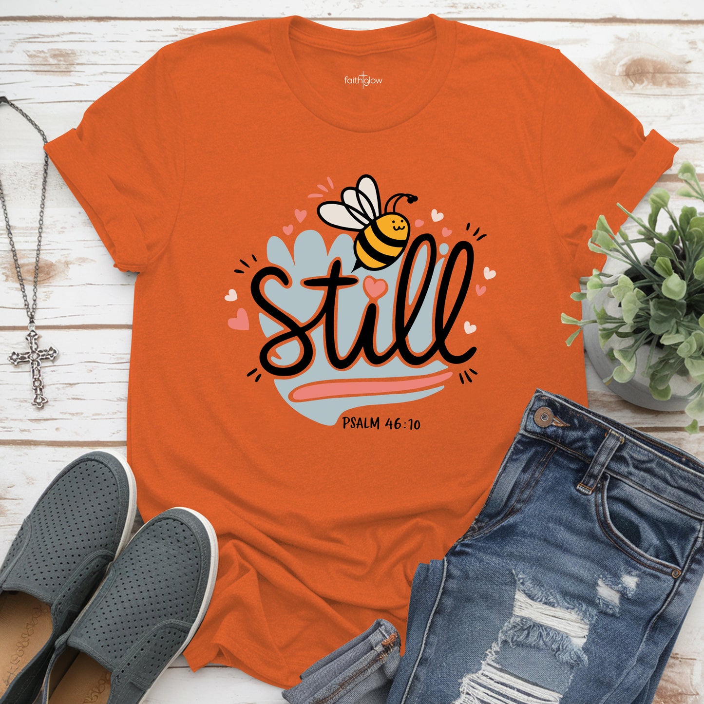 Be Still Tee Christian T Shirt