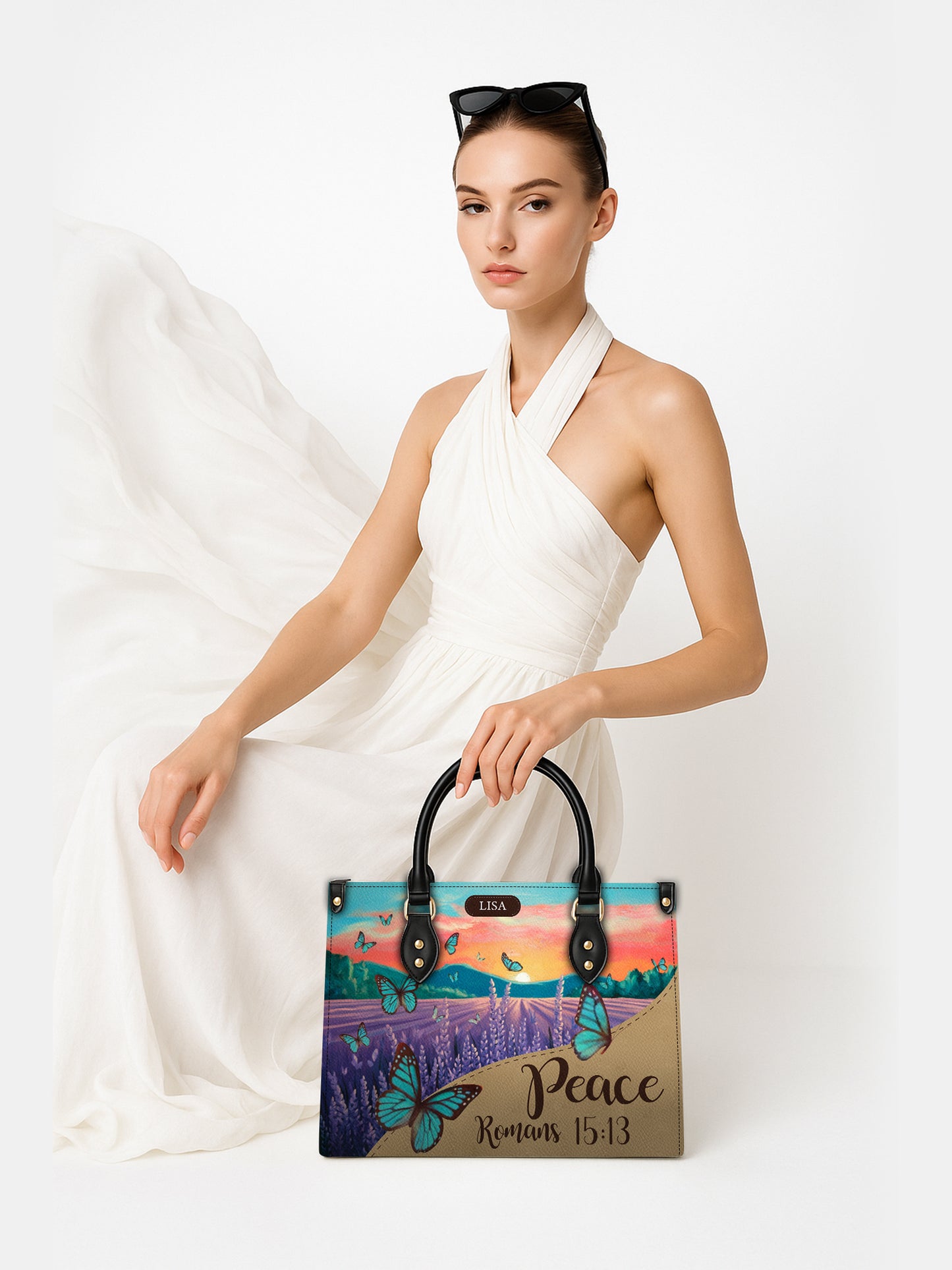 Peace Roman Christian Leather Church Bag