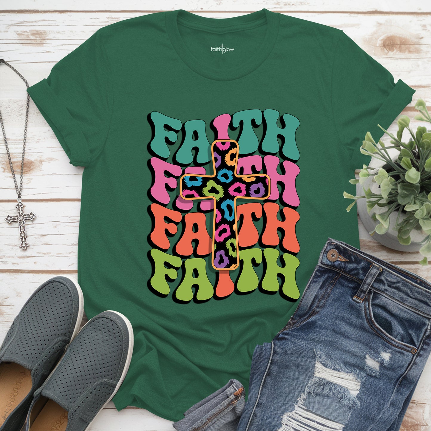 Faith Colorful Christian T Shirt