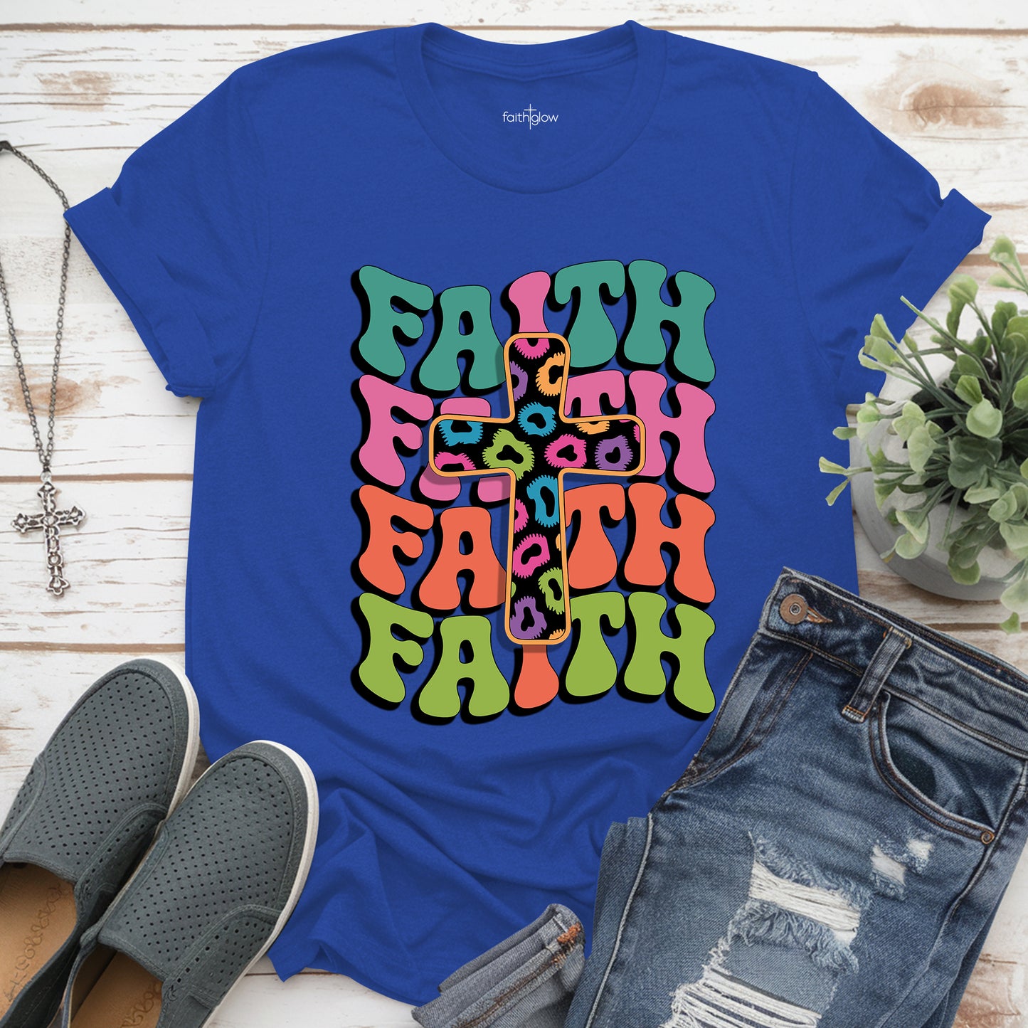 Faith Colorful Christian T Shirt