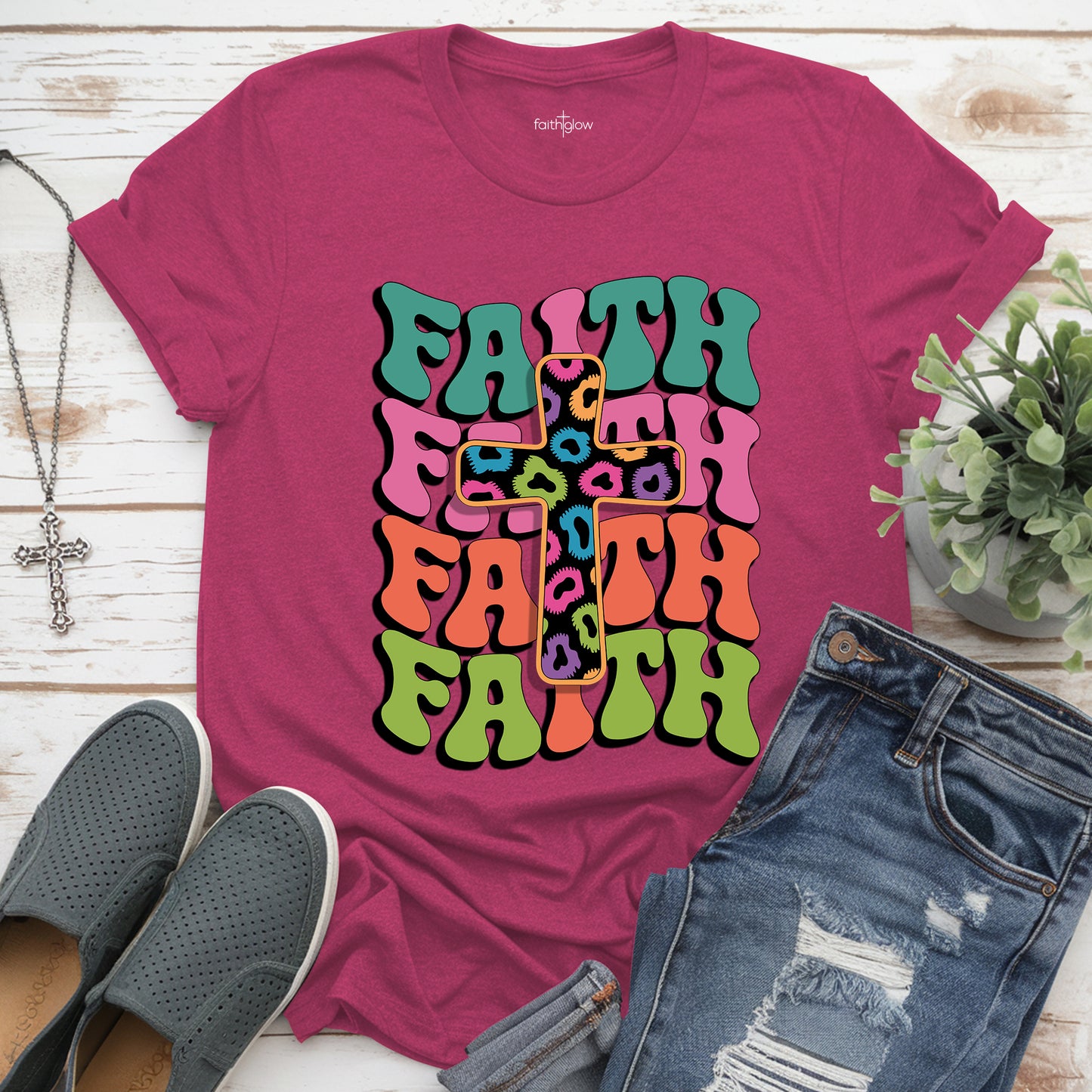 Faith Colorful Christian T Shirt