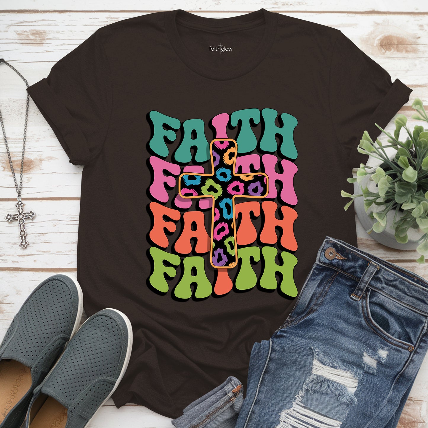 Faith Colorful Christian T Shirt