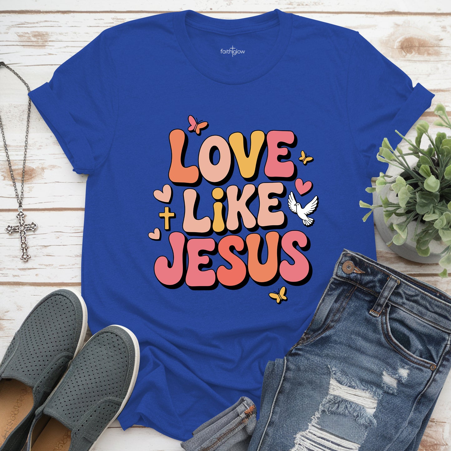 Love Like Jesus Christian T Shirt