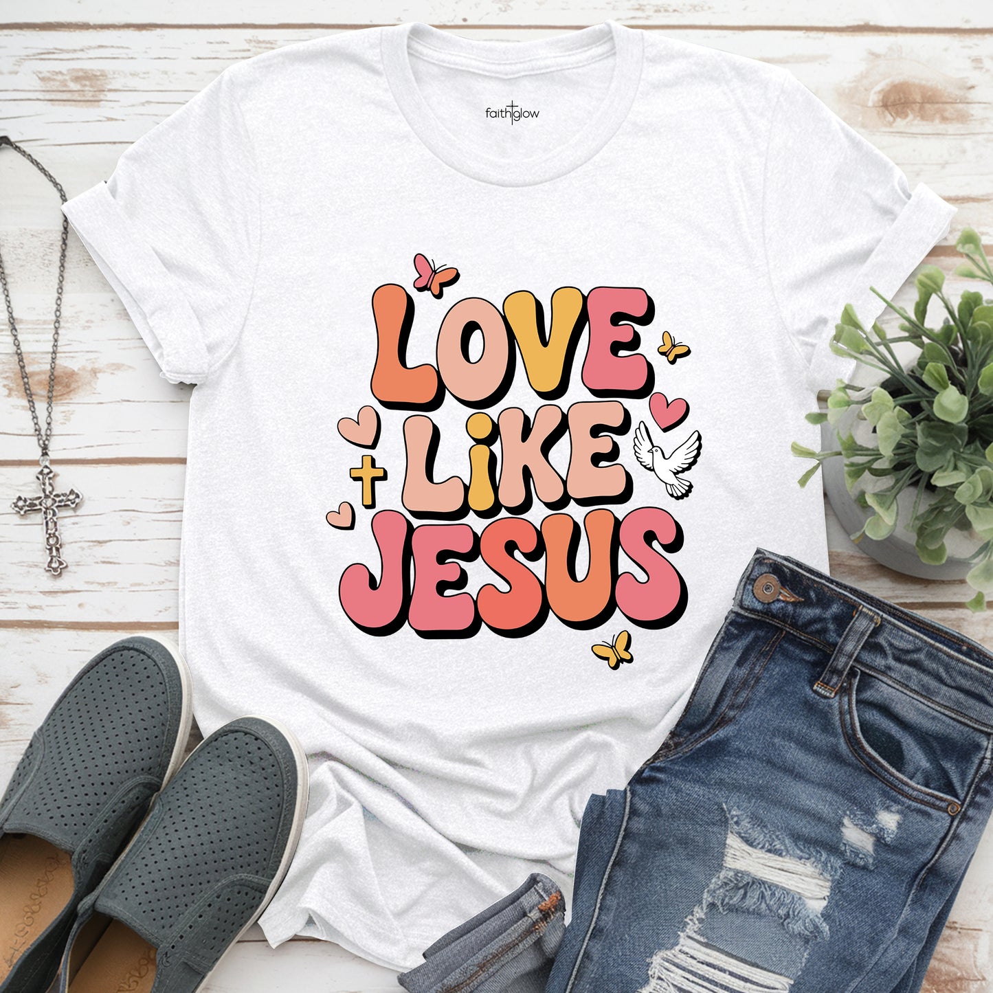 Love Like Jesus Christian T Shirt