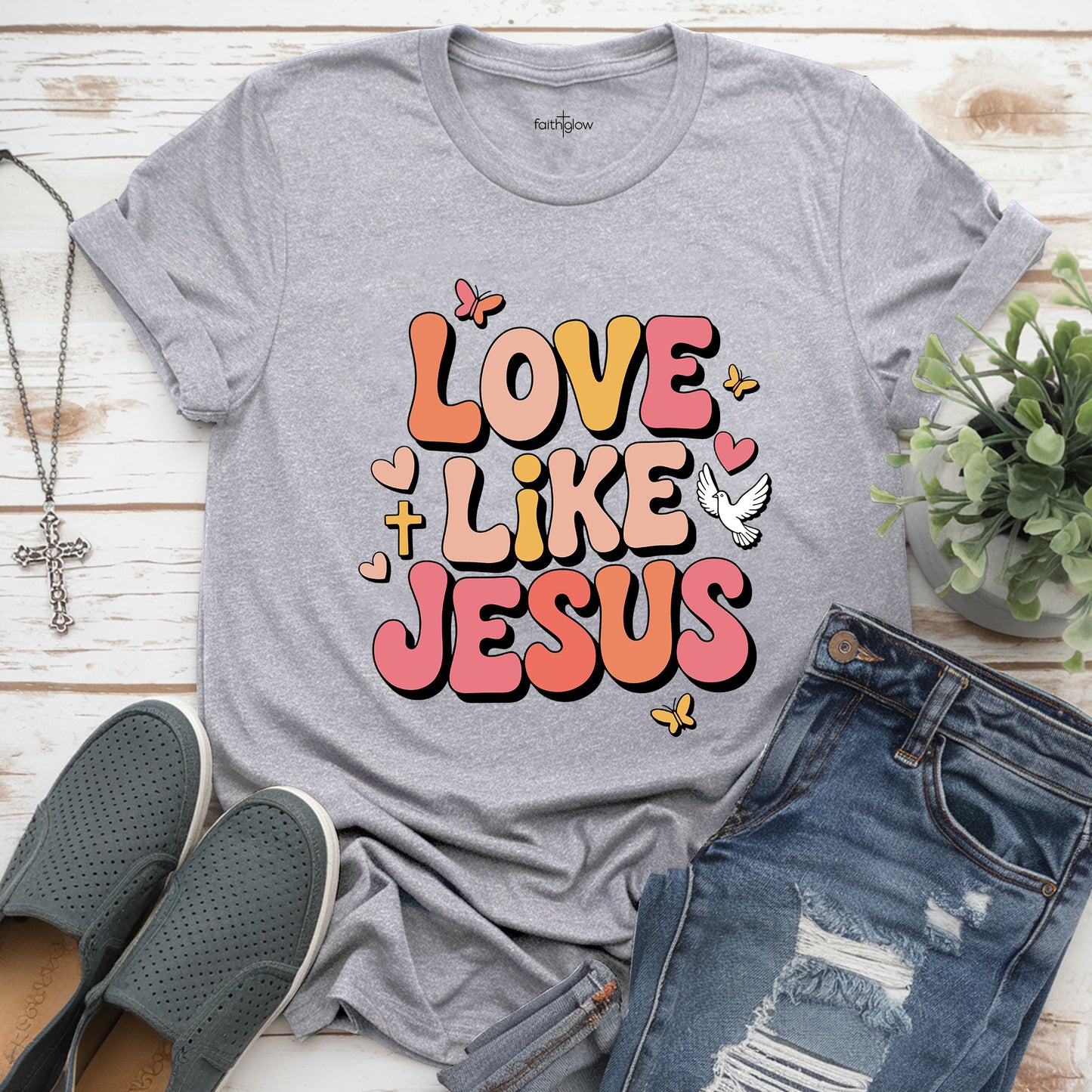 Love Like Jesus Christian T Shirt