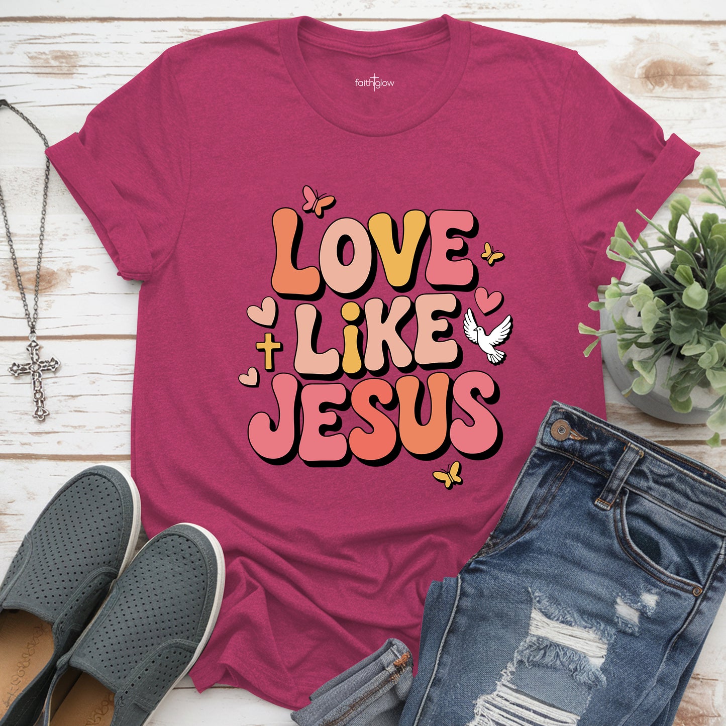 Love Like Jesus Christian T Shirt