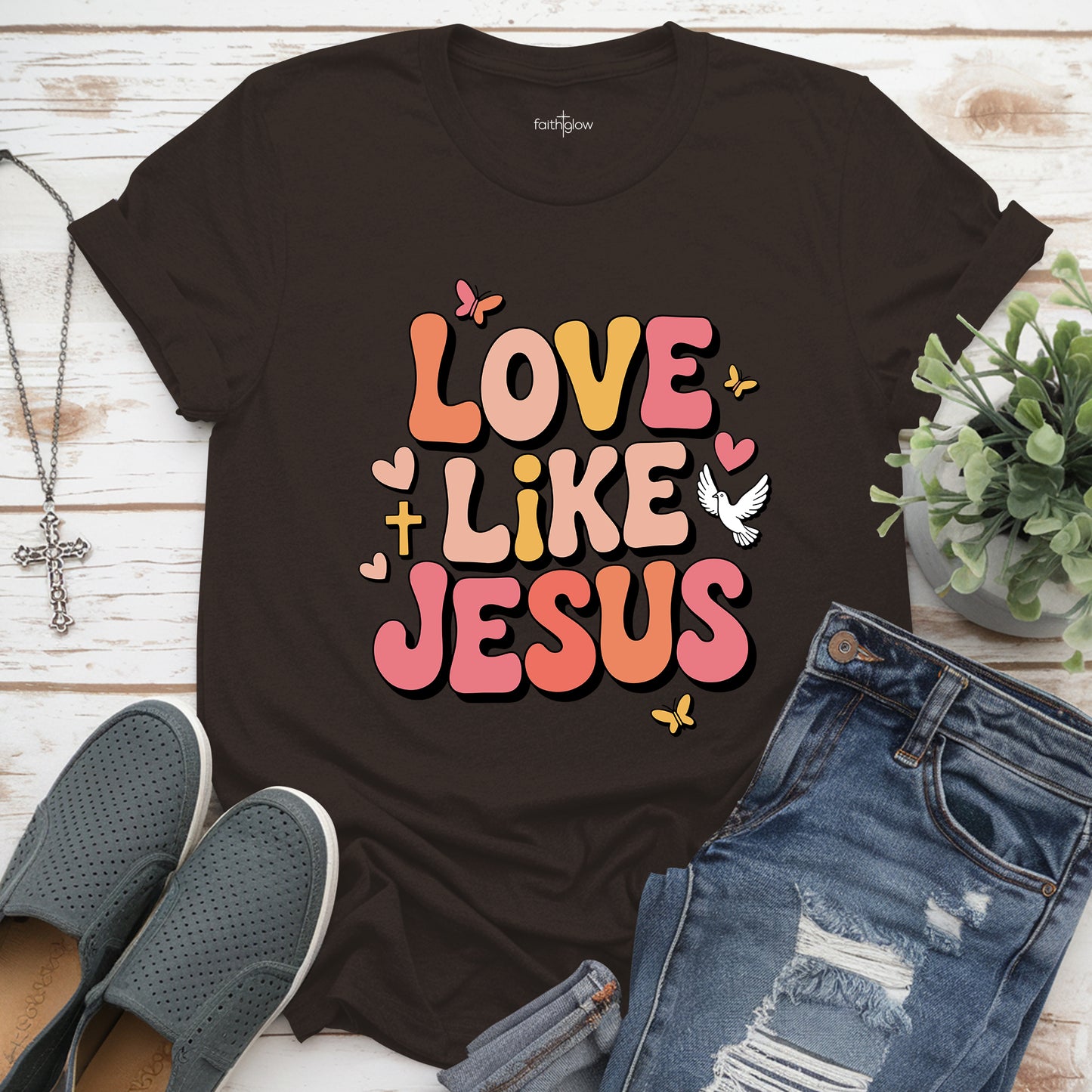 Love Like Jesus Christian T Shirt